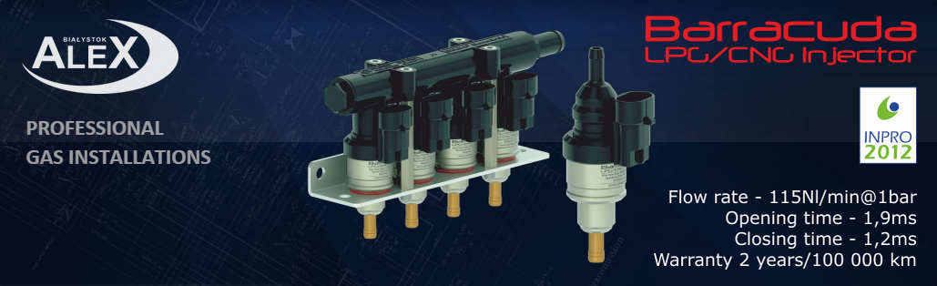 Barracuda LPG/CNG injector